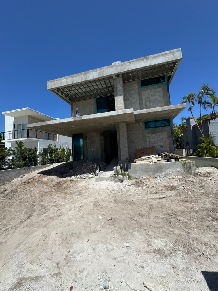 Casa Sera — Exterior structure — construction progress