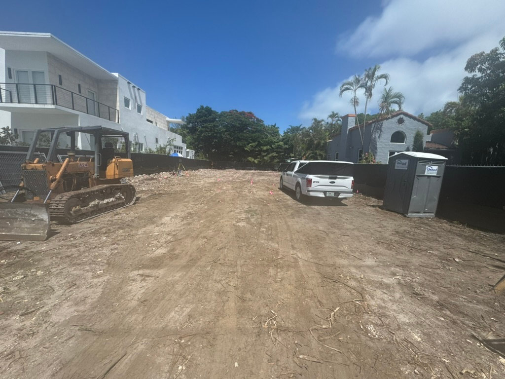 Casa Sera — Site preparation — construction progress